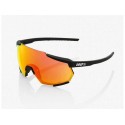 Oculos 100% Racetrap Preto Lentes Hiper Red