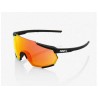 Oculos 100% Racetrap Preto Lentes Hiper Red