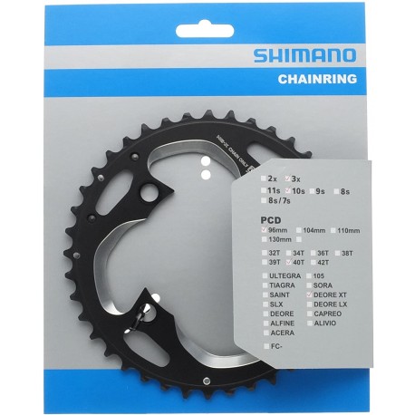 Prato Shimano XT FC-M782 40 dentes