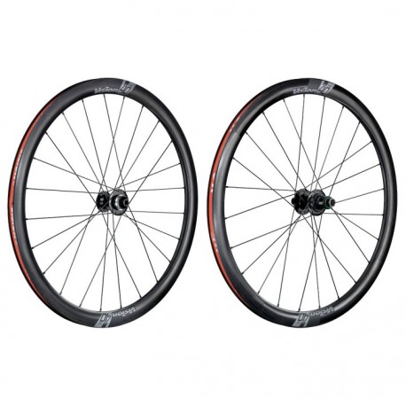 Par de rodas Vision TC 40 Disc Carbono - TLR - Centerlock - 12x100mm | 12x142mm