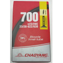 Câmara de ar Chaoyang 700x23/28c válvula 48mm