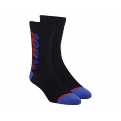 Meias 100% Rythym Merino Performance Preto/Azul