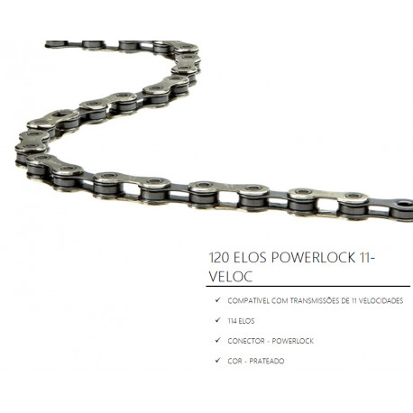 CORRENTE PC 1130 SOLID PIN 120 ELOS POWERLOCK 11 VELOC.