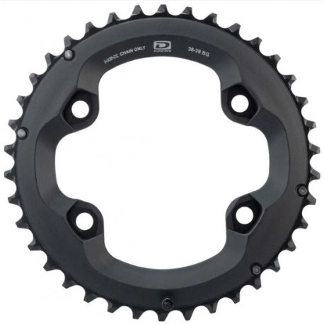 Roda Pedaleira Shimano Deore FC-M6000 38T 2x10v