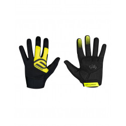 Luvas FORCE MTB POWER PRETO-AMARELO