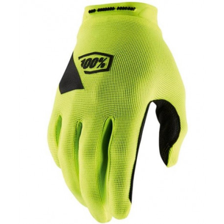 LUVAS 100% RIDECAMP AMARELO fluorescente﻿ com dedos