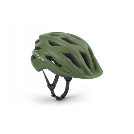 CAPACETE MET CROSSOVER GREEN MATT