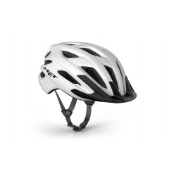 CAPACETE MET CROSSOVER WHITE MATT