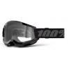Goggles 100% strata 2 preto clear lens100%