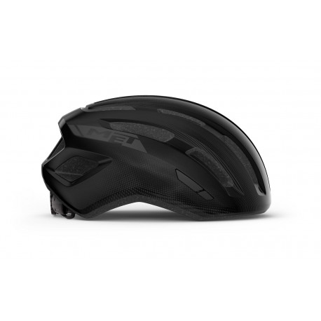 CAPACETE MET MILES BLACK GLOSS