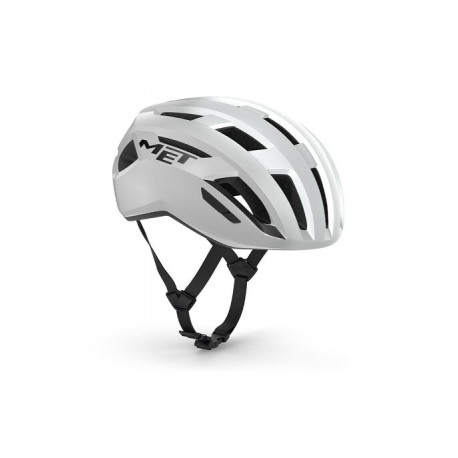 CAPACETE MET VINCI MIPS WHITE SILVER GLOSS