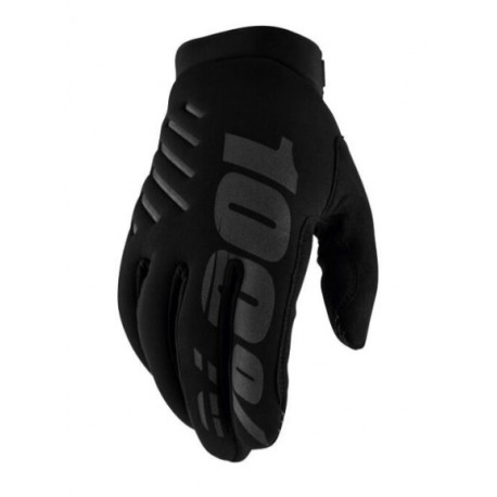 LUVAS 100% BRISKER Inverno PRETO com dedos