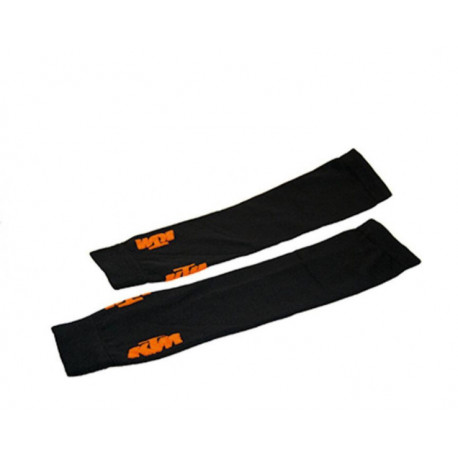 MANGUITOS KTM MALHA PRETO/LARANJA